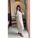 Heritage Grace" – Khadi Kantha Set
