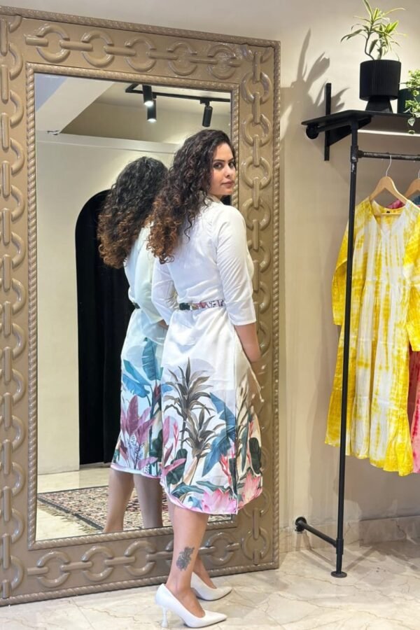 Kiyana – Printed Mul Cotton One Piece