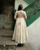 Shyamini – Mirror Embroidered Cotton Anarkali Suit Set