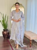 Royal Elegance" – Roman Silk Suit Set