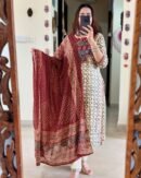 New Ajrakh Muslin Suit Set