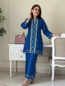 Bare Grace Co-ord Set in soft summer blue