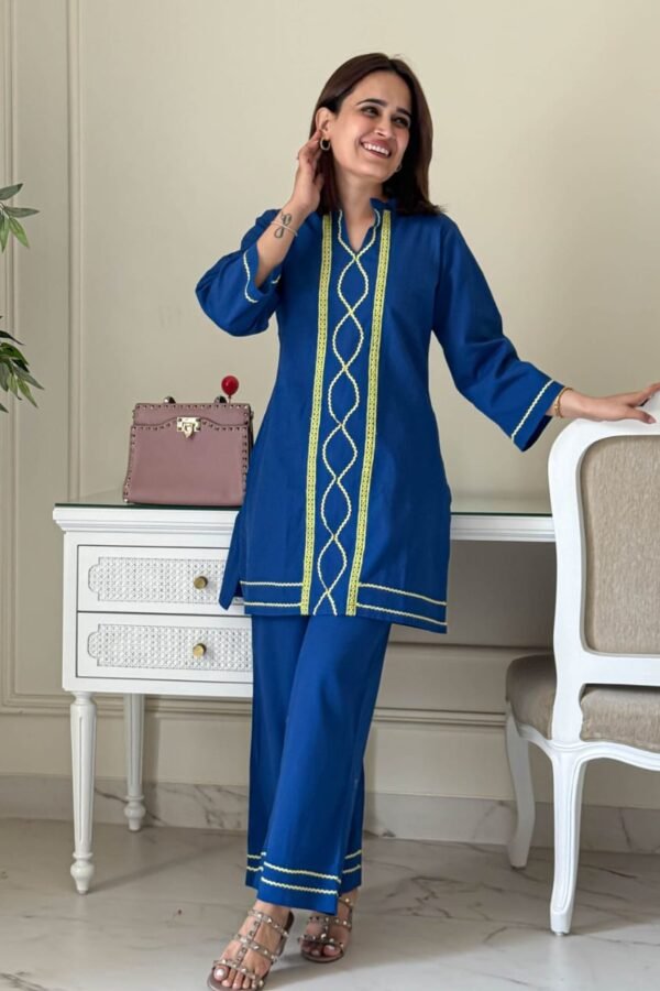 Bare Grace Co-ord Set in soft summer blue