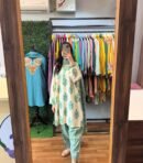 Designer Festive Wear Frock-Style Kurti Set