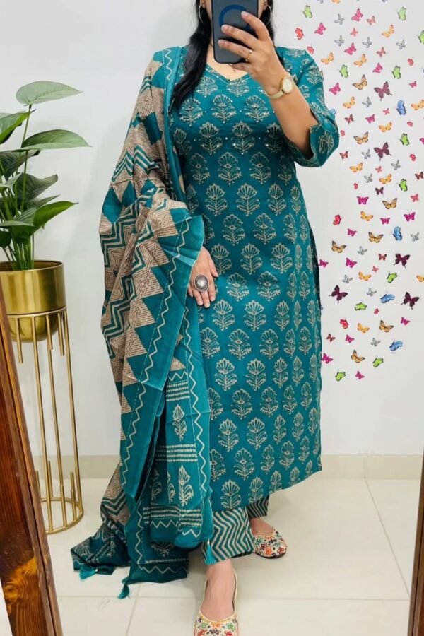 Vanshika Heavy Cotton Set