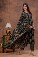 Dhanvi – Handcrafted Elegance Kurti Pant Dupatta Set
