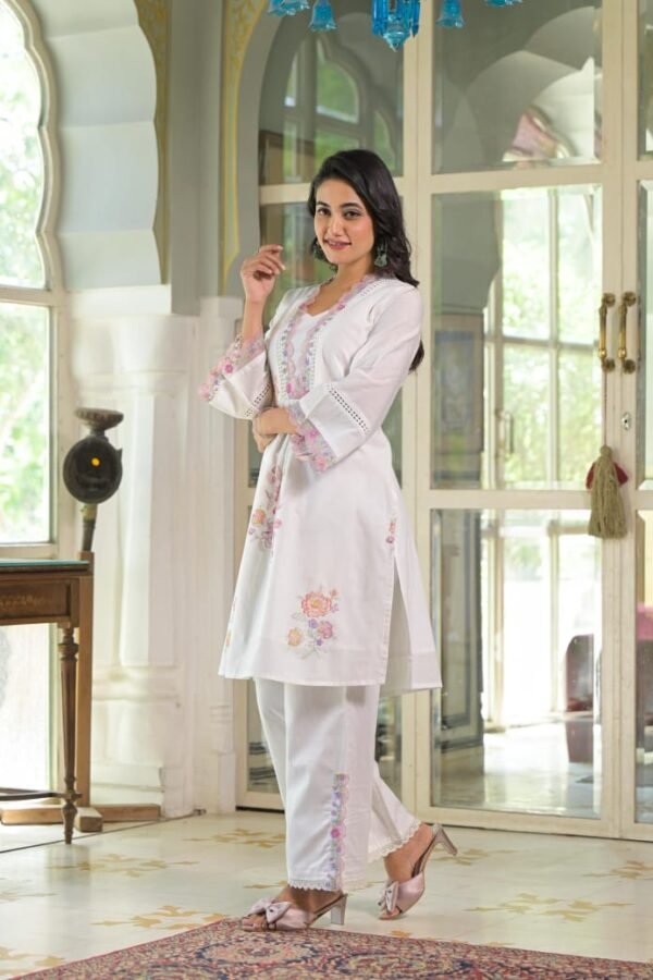 Rooh-e-Rang – Premium Cotton Embroidered Co-Ord Set