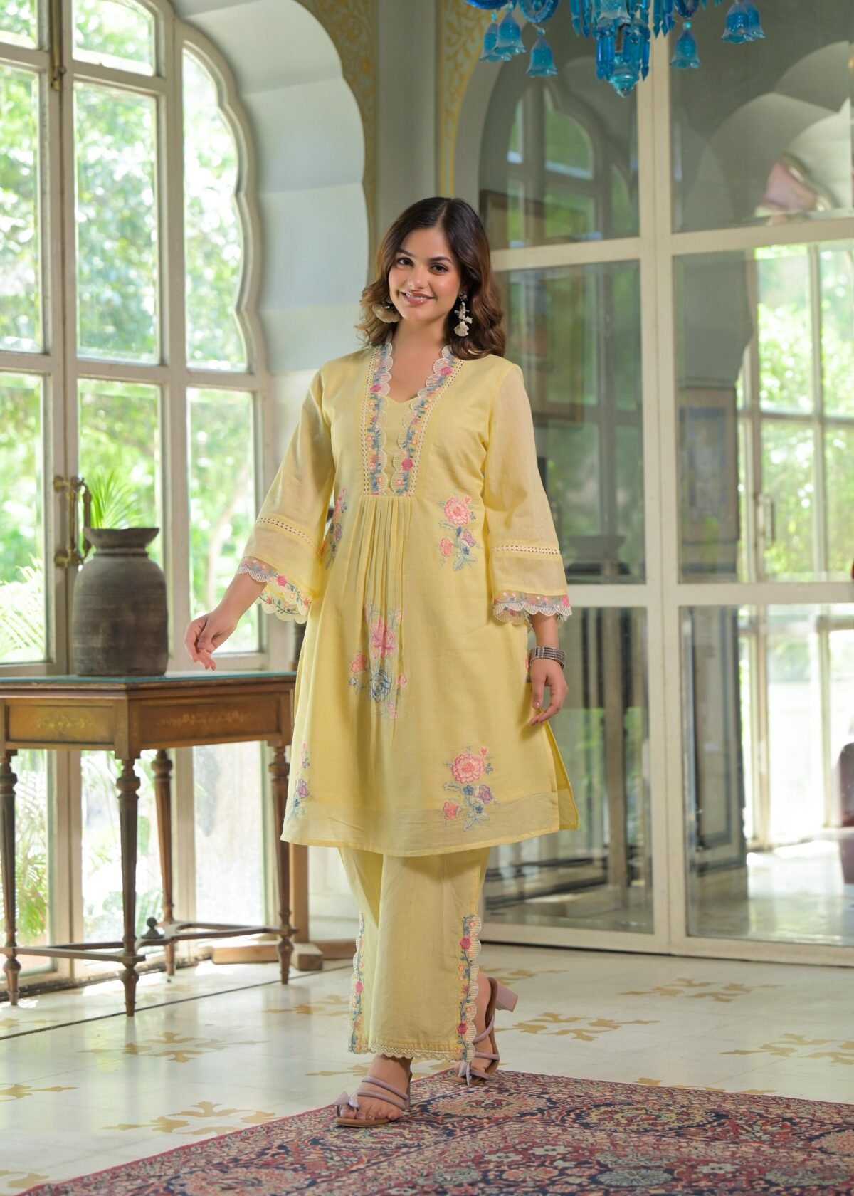 Rooh-e-Rang – Premium Cotton Embroidered Co-Ord Set - Image 8