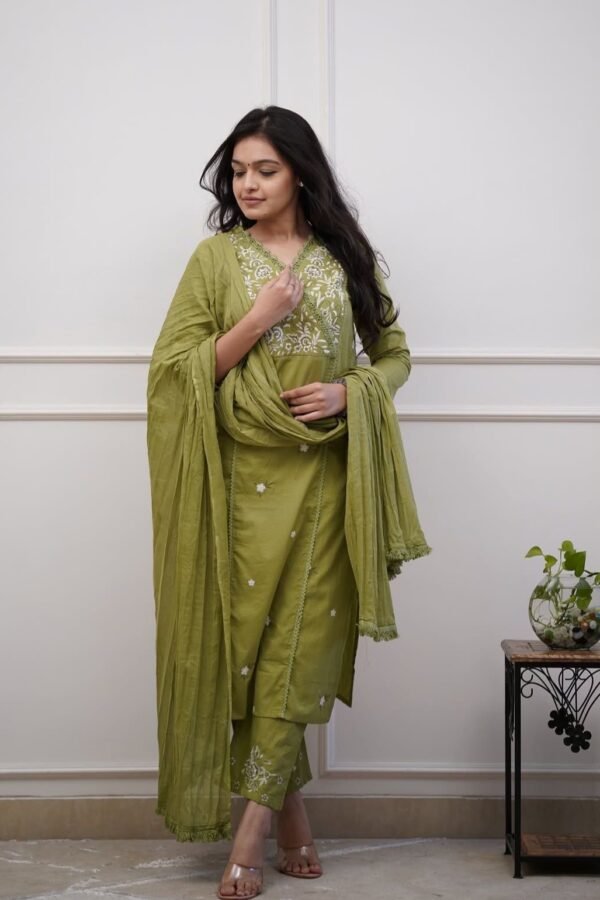 Gulnaaz – Premium Cotton Embroidered Suit Set