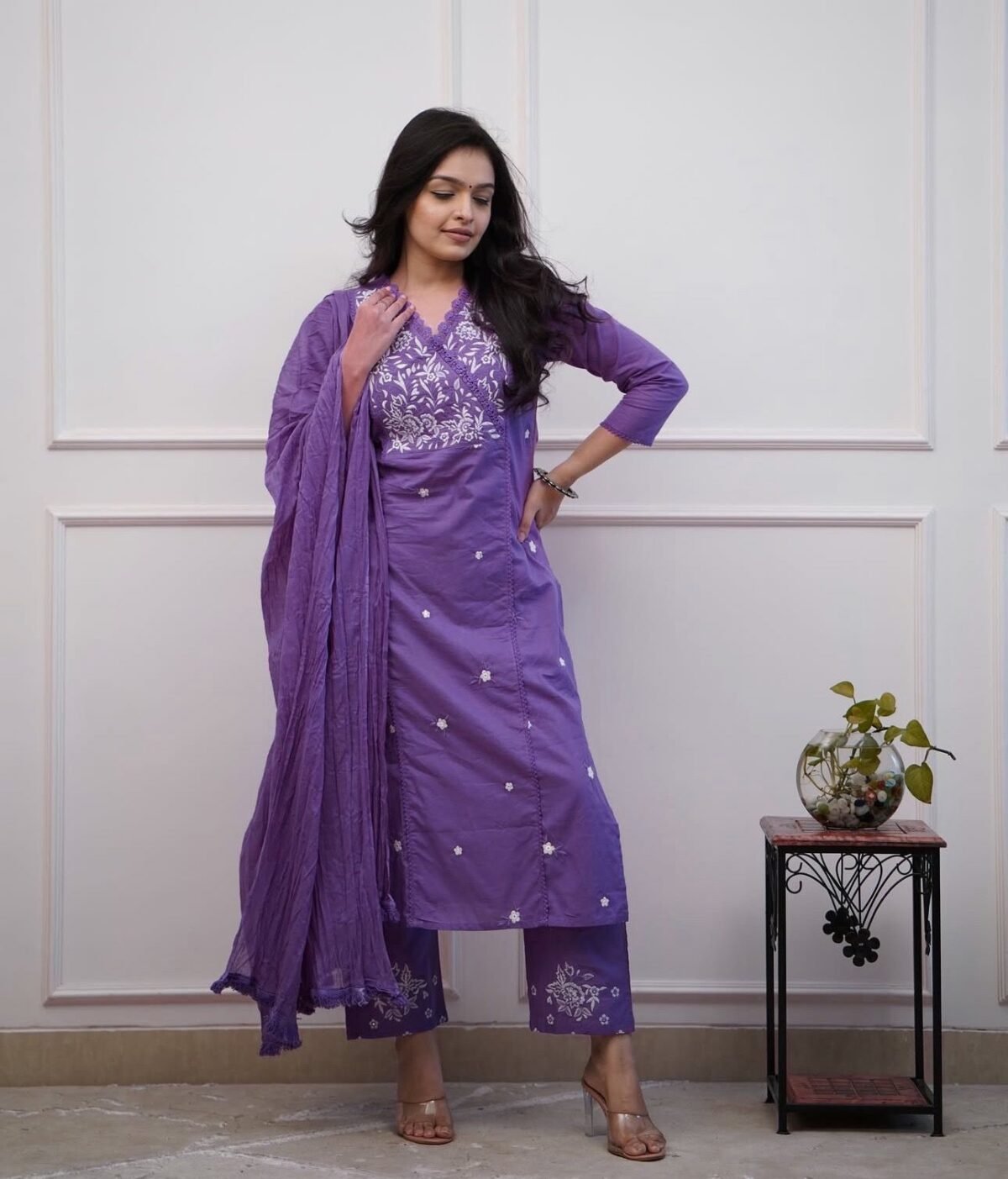 Gulnaaz – Premium Cotton Embroidered Suit Set - Image 4