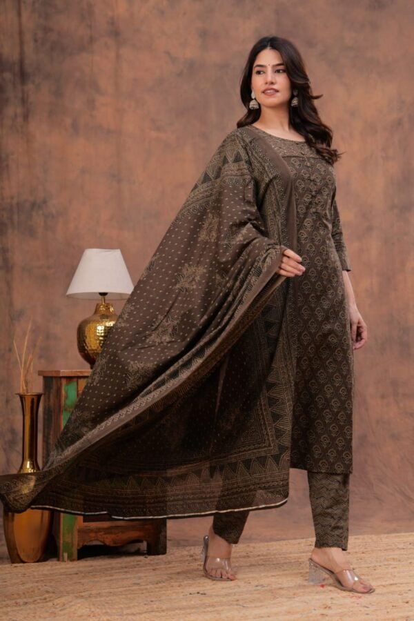 Earth Whisper Handblock Cotton Set