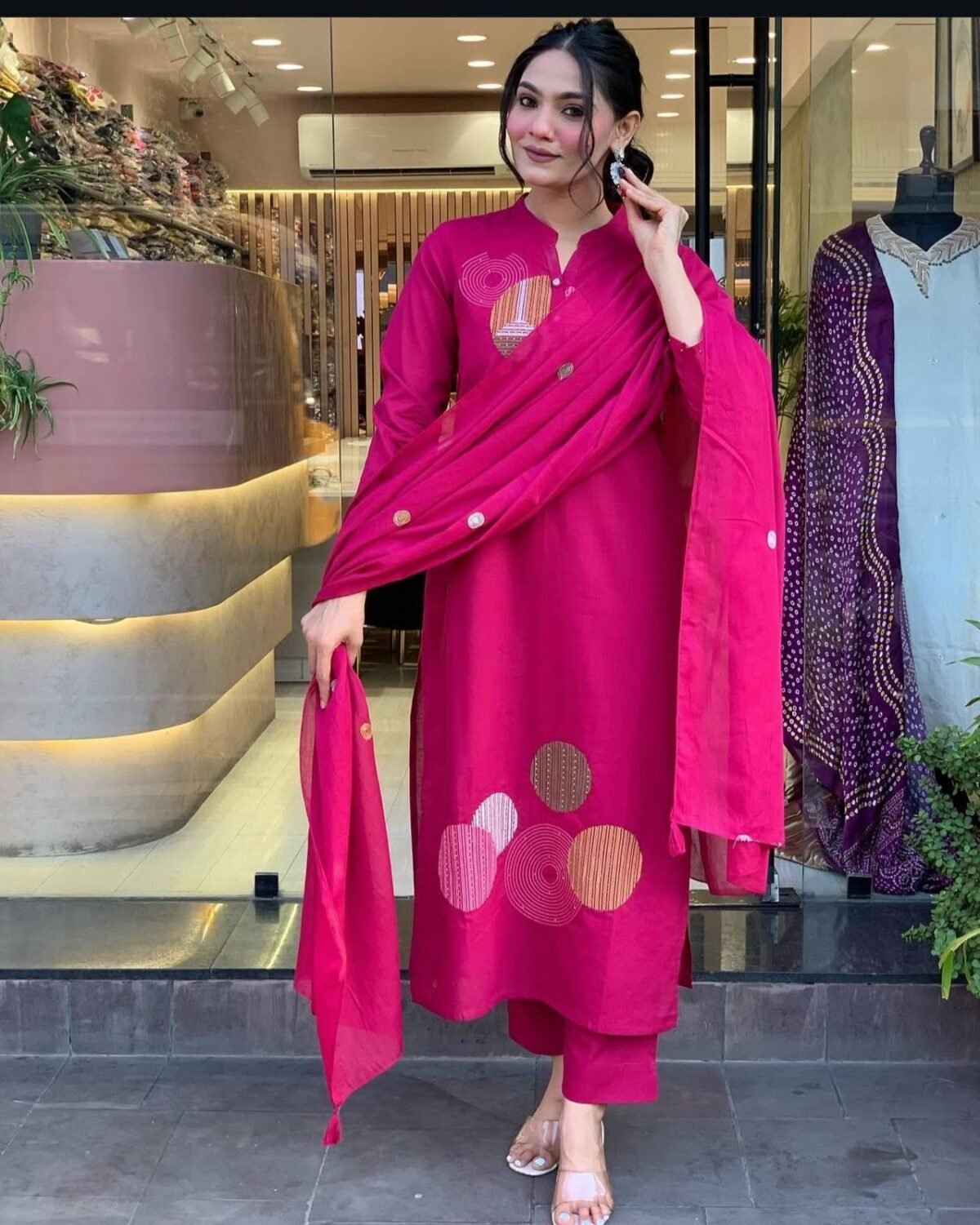 Ishira Jaipuri Elegance Suit Set