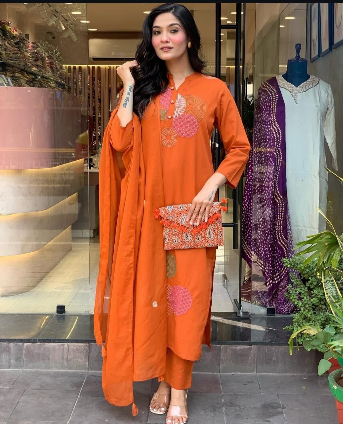 Ishira Jaipuri Elegance Suit Set - Image 6