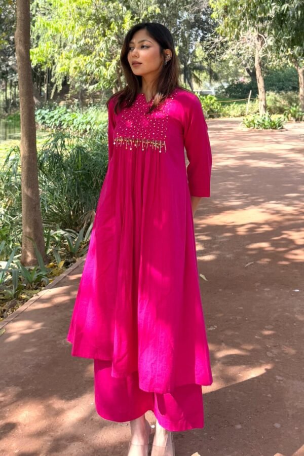 Tanvika Anarkali Cotton Set