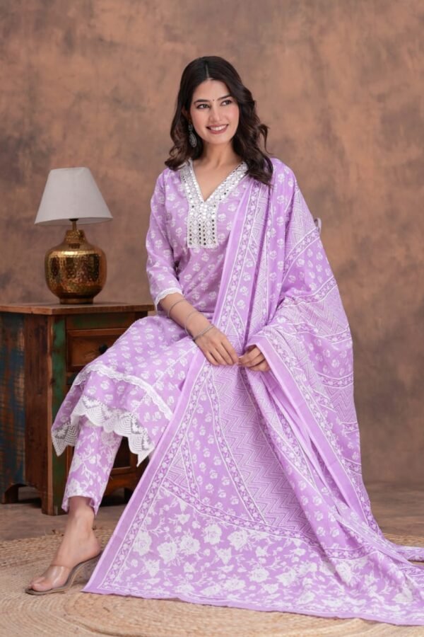 Shrushti Cotton Kurti Set
