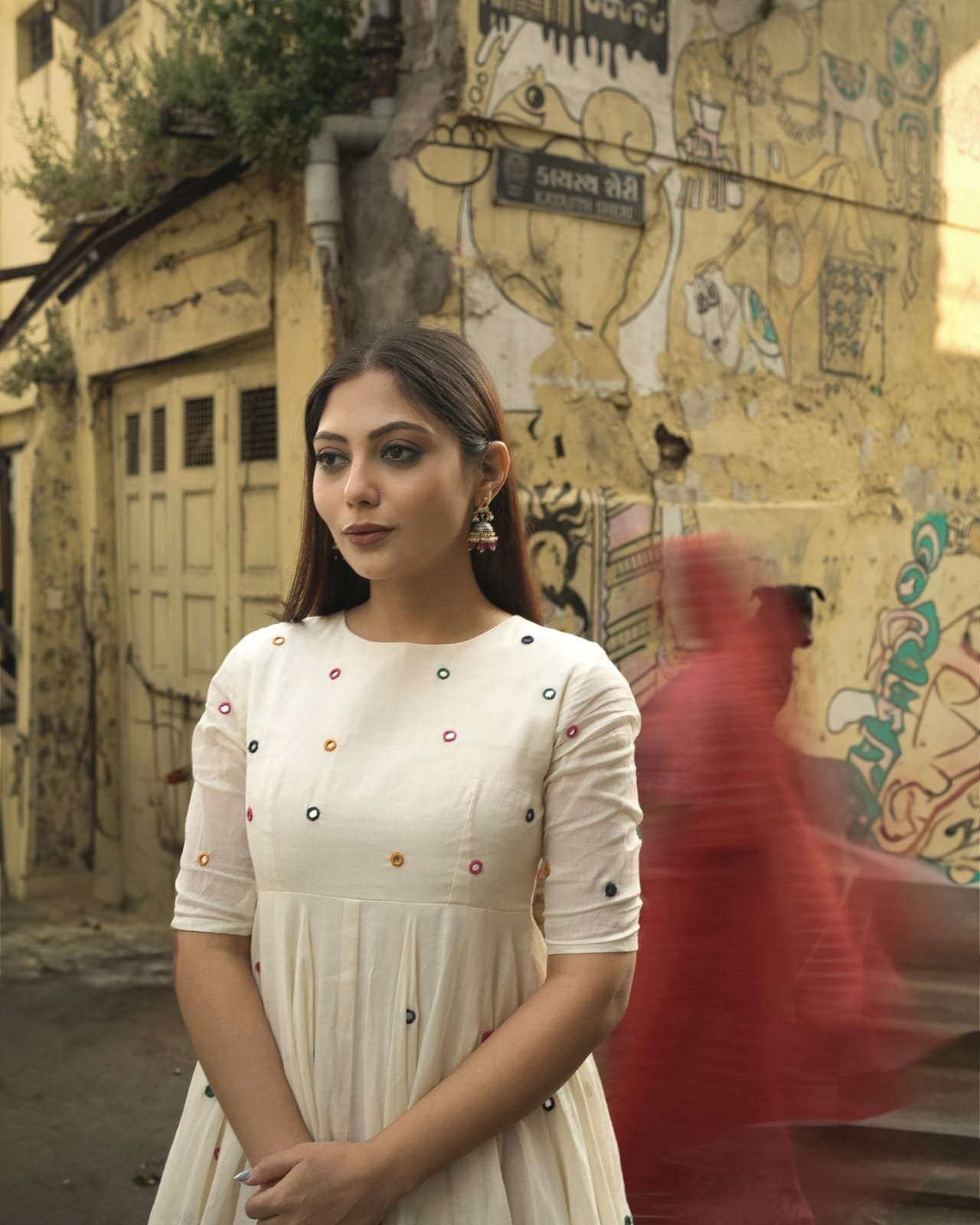 Aarvika β The Majestic Anarkali with Maroon Pant - Image 3