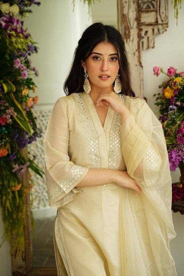 Namira Foil Mirror Chanderi Set